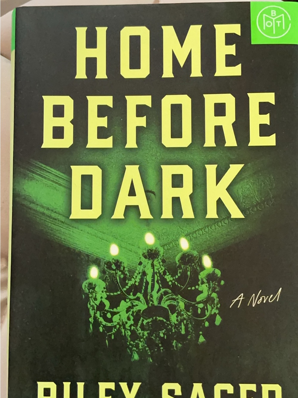 Home Before Dark - Green & Black Hardcover Novel